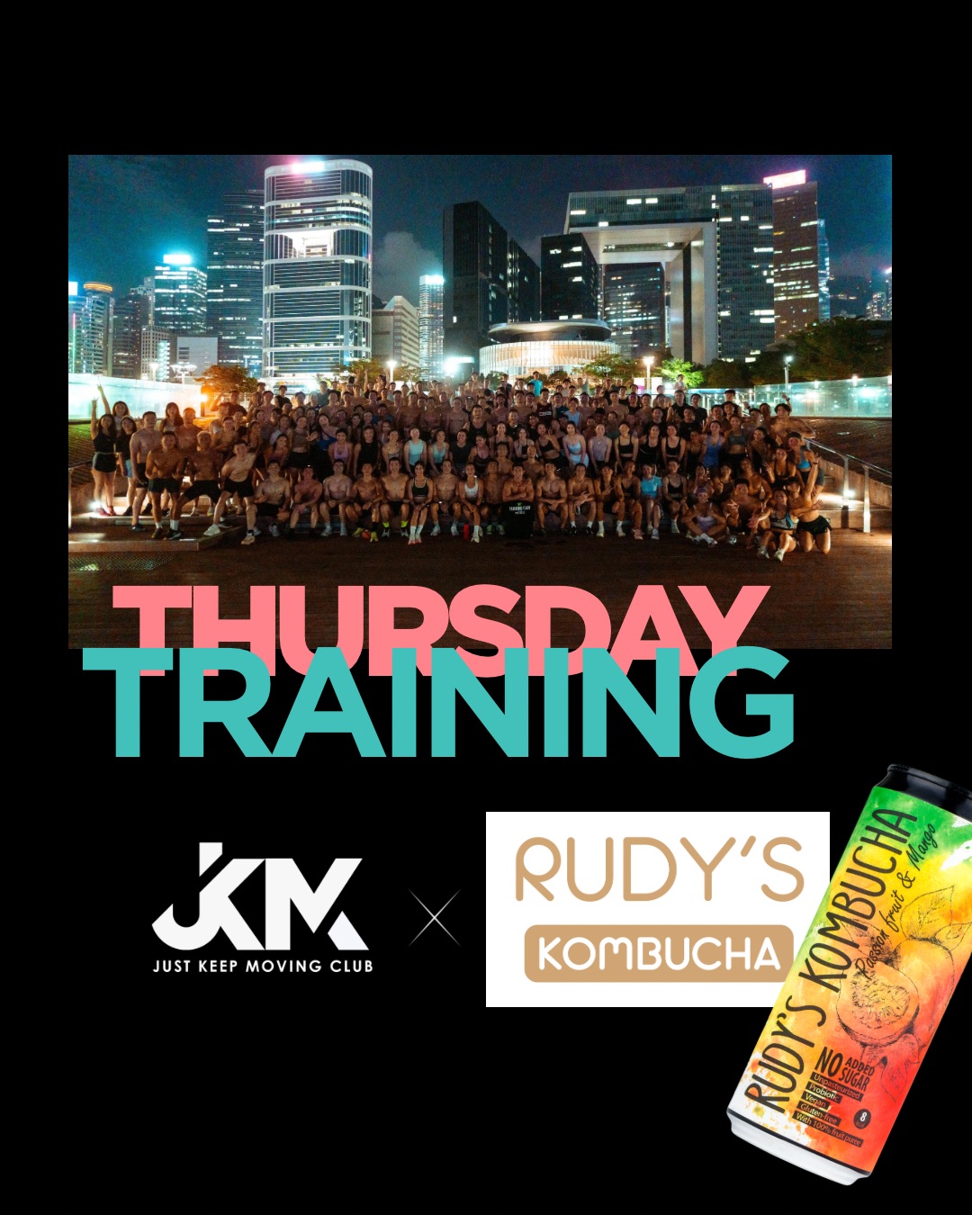 10th Sep - JKM Weekly Regular Training Session (with Rudy’s Kombucha)