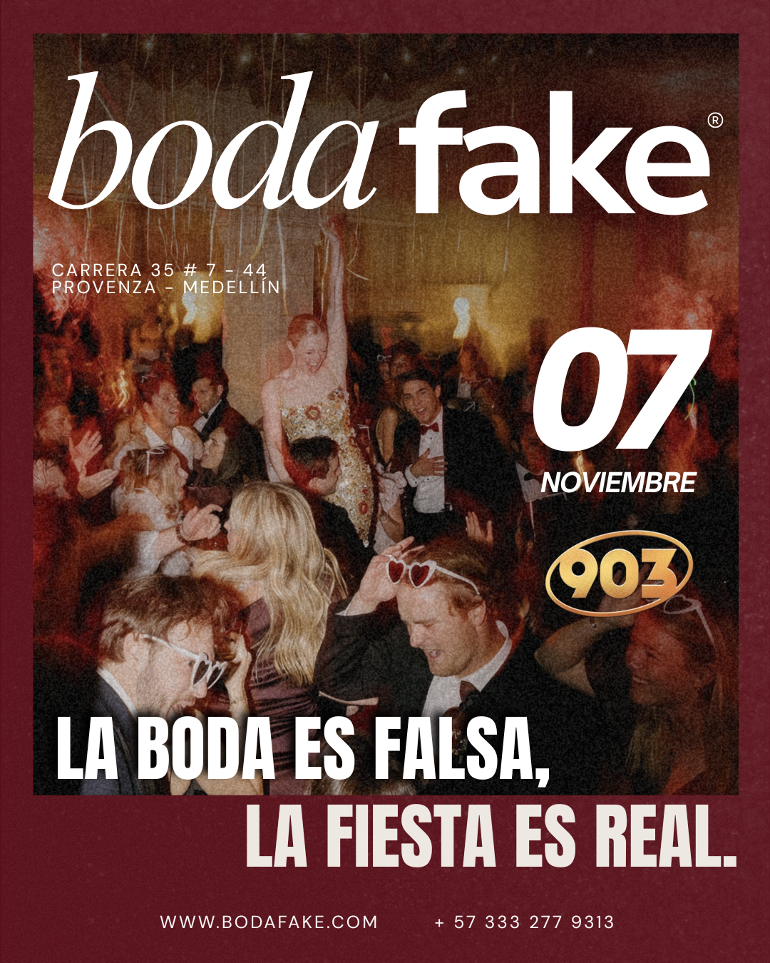 Boda Fake Medellín - 7 Nov