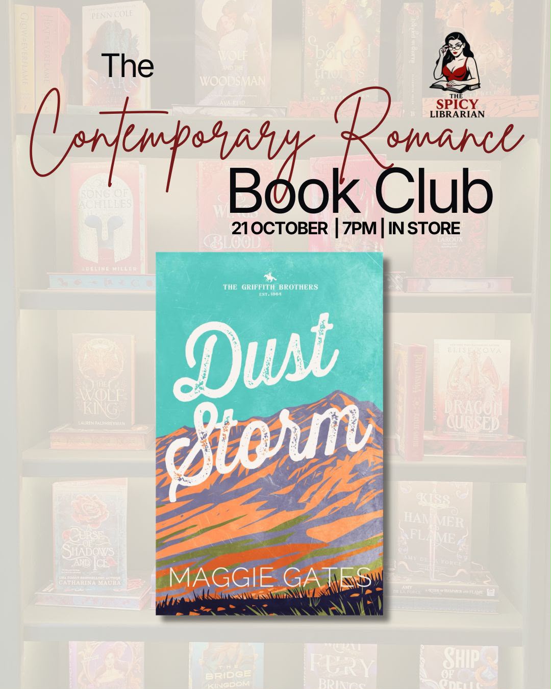 October Contemporary Book Club - Dust Storm by Maggie Gates