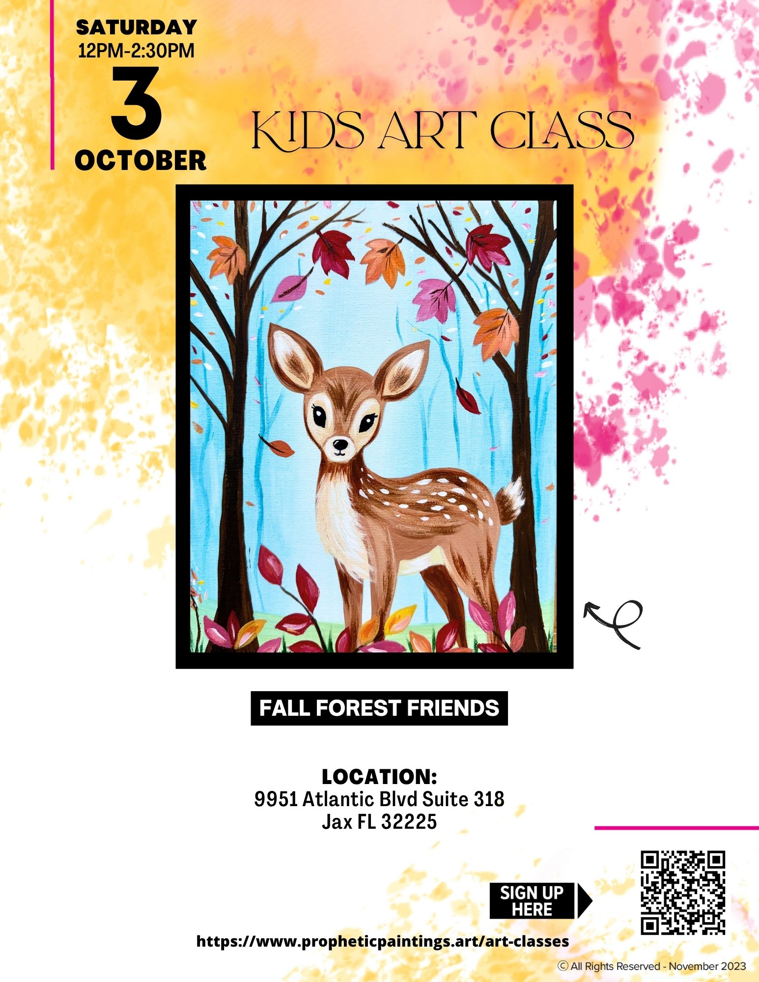 Fall Forest Friends- Kids class 