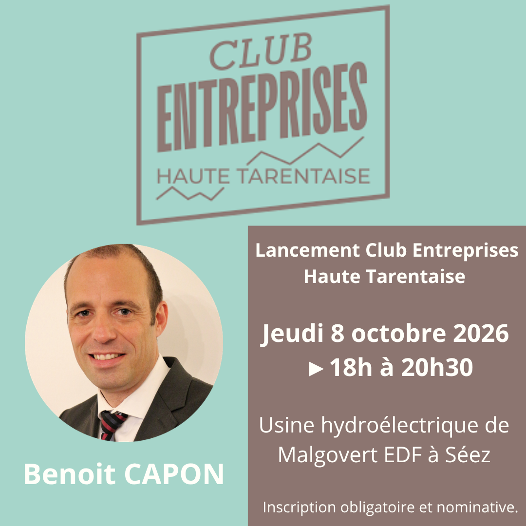 Lancement Club Entreprises Haute Tarentaise
