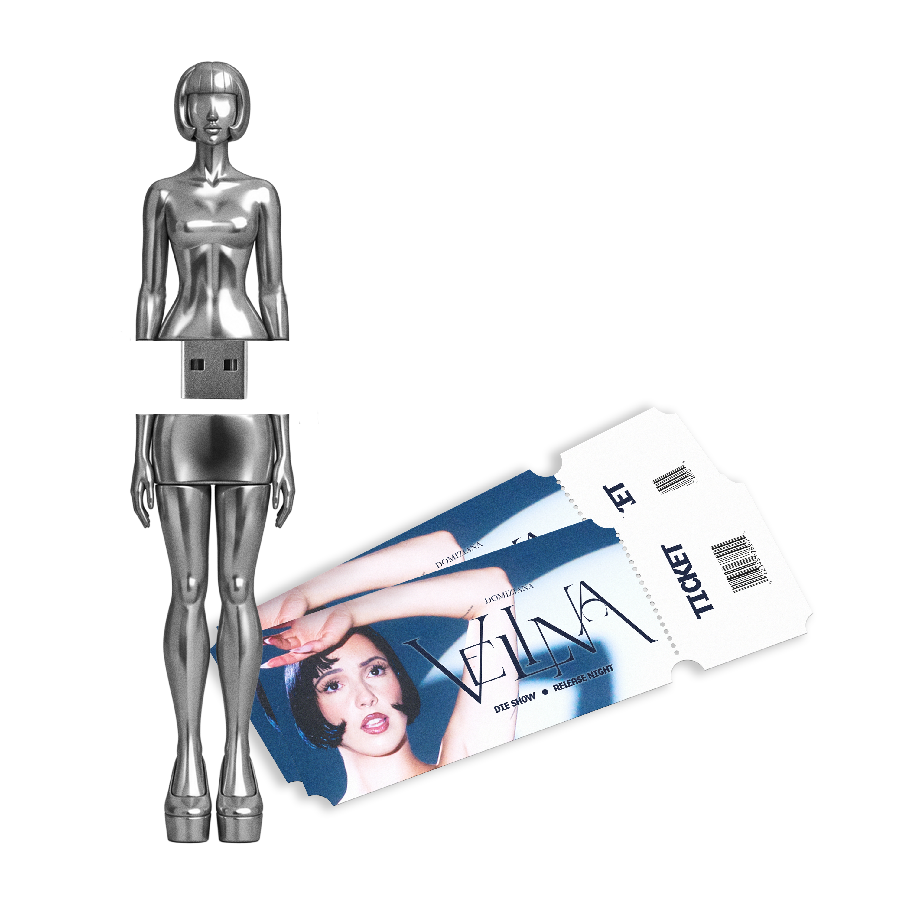 Domiziana – VELINA Album USB Stick + Release Show Ticket