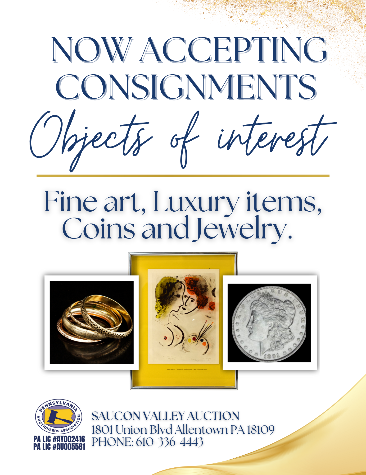 NOW ACCEPTING CONSIGNMENTS: OBJECTS OF INTEREST