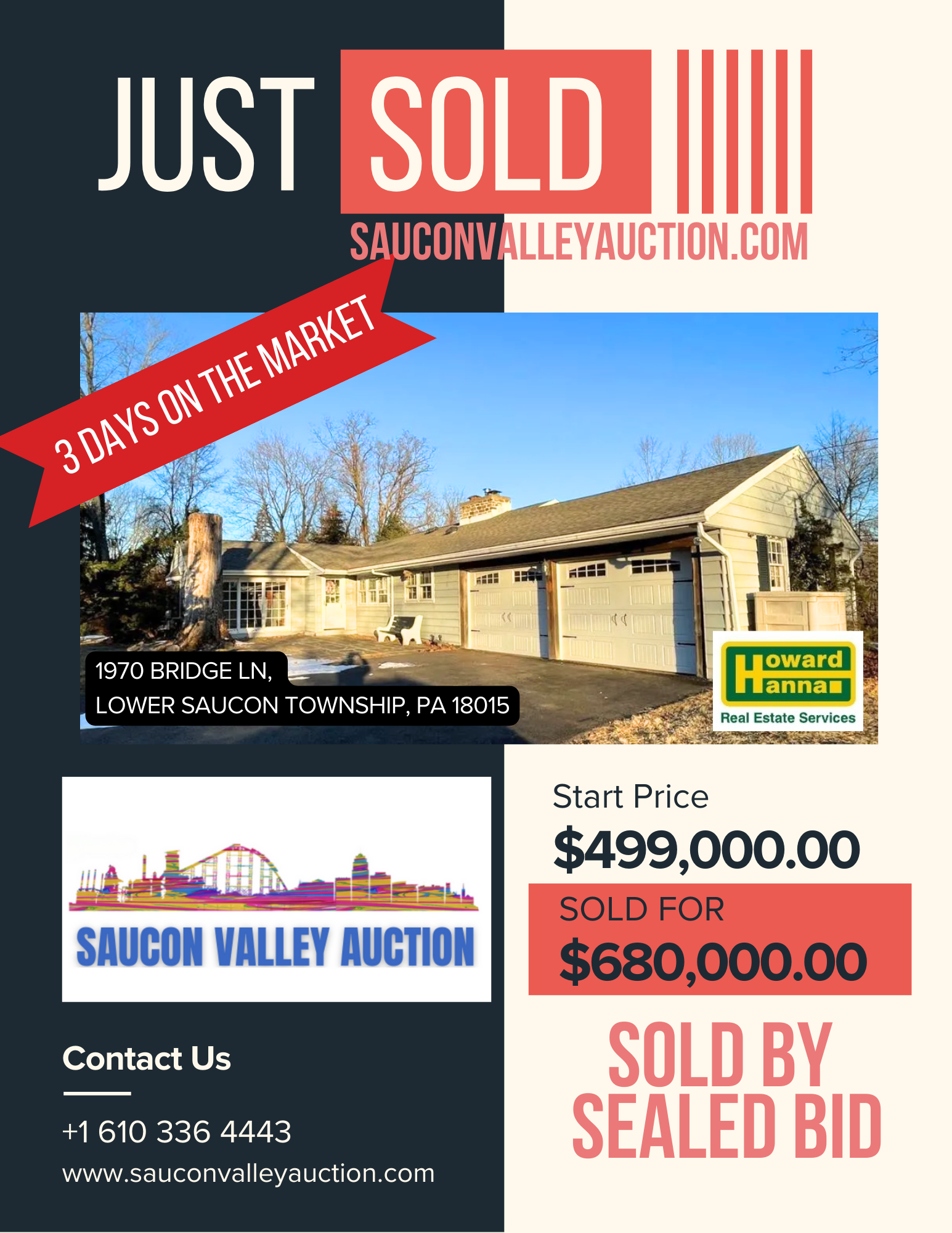 REAL ESTATE AUCTION-SOLD