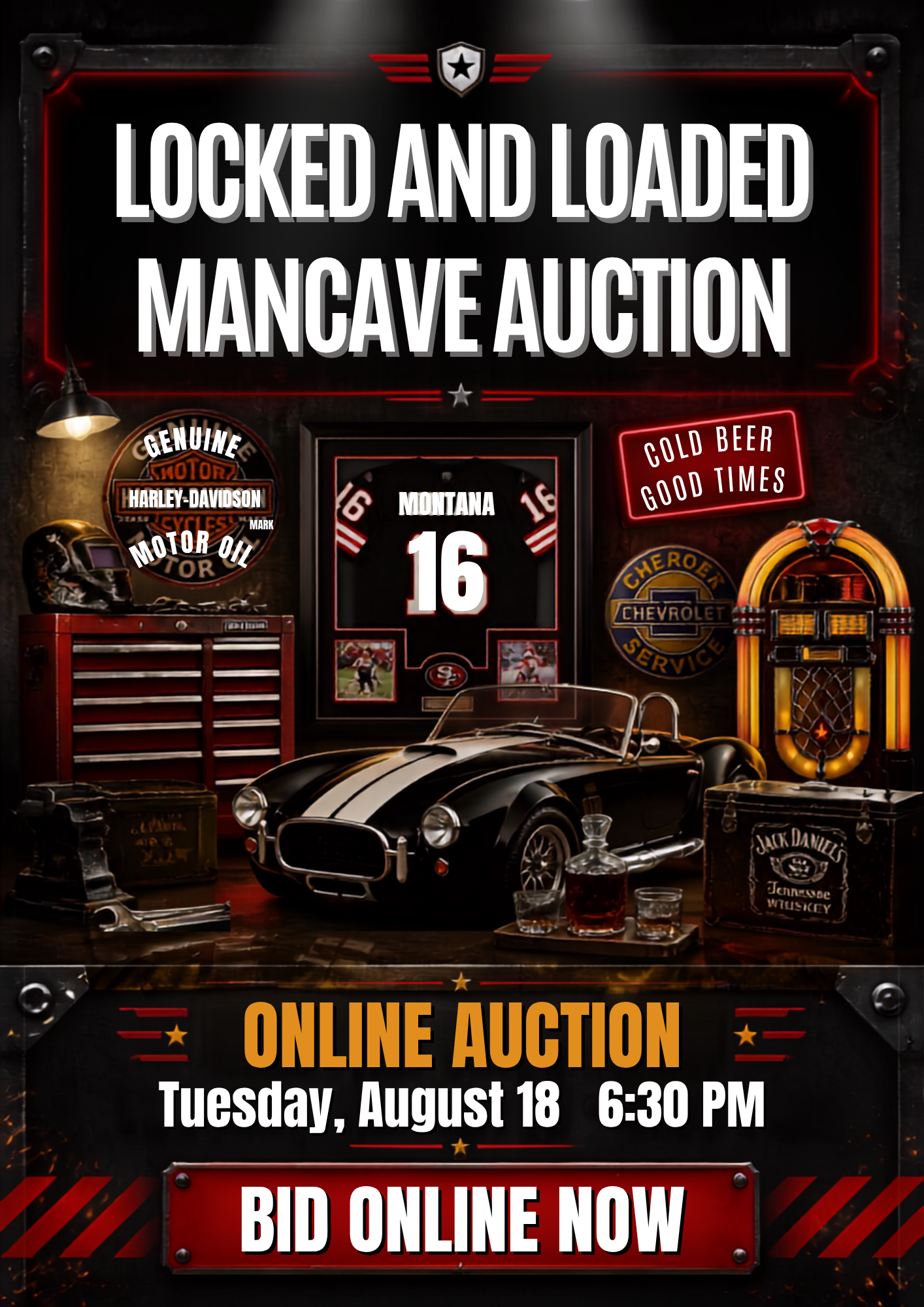 Locked & Loaded: The Mancave Auction