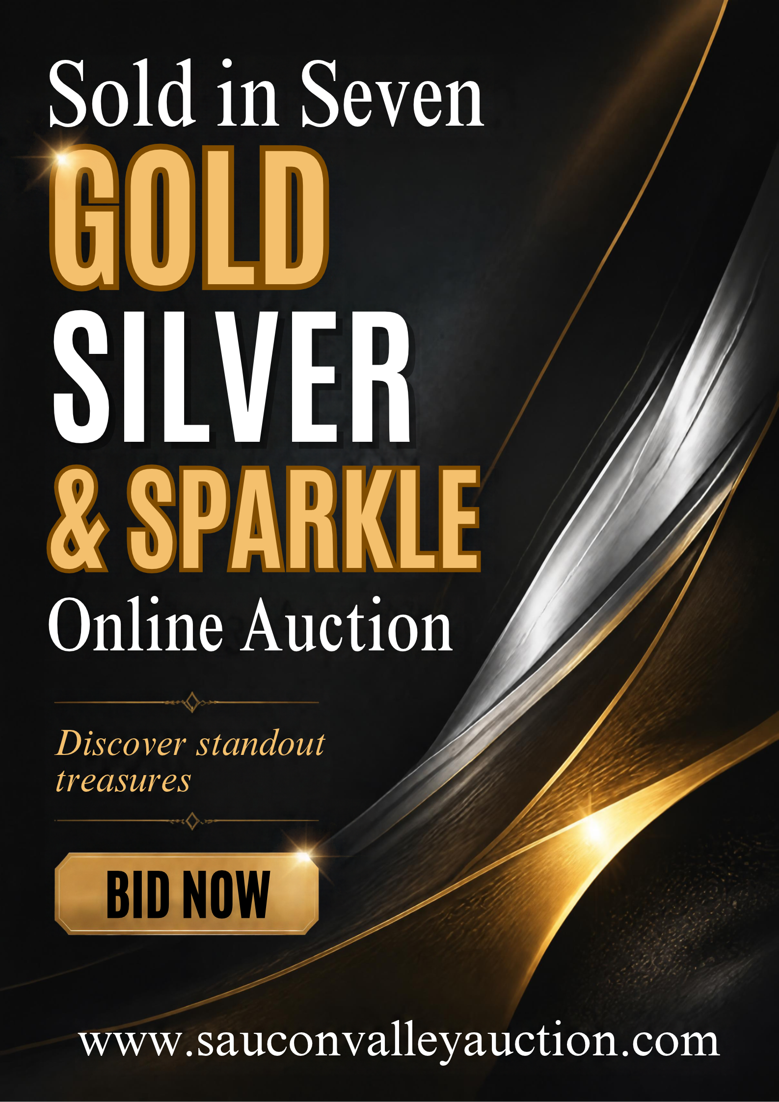 Sold in Seven: Gold, Silver & Sparkle Auction