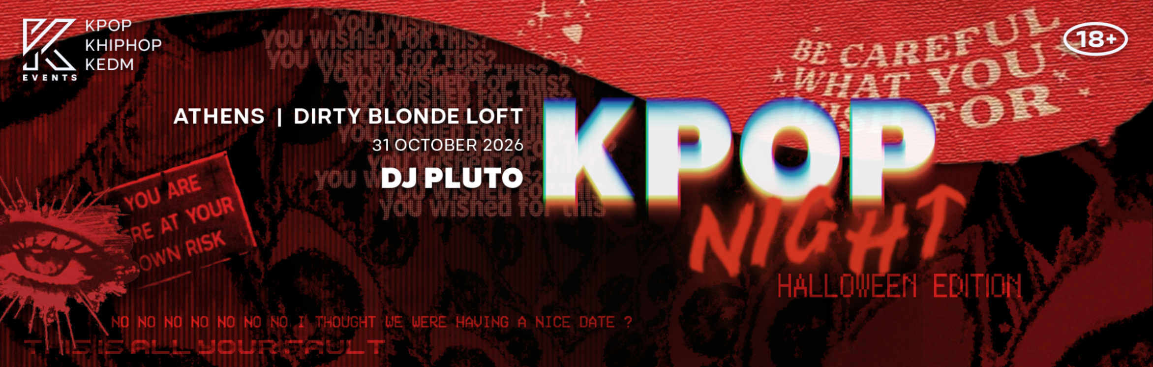 OfficialKEvents - KPOP & KHIPHOP Night HALLOWEEN EDITION - in Athens