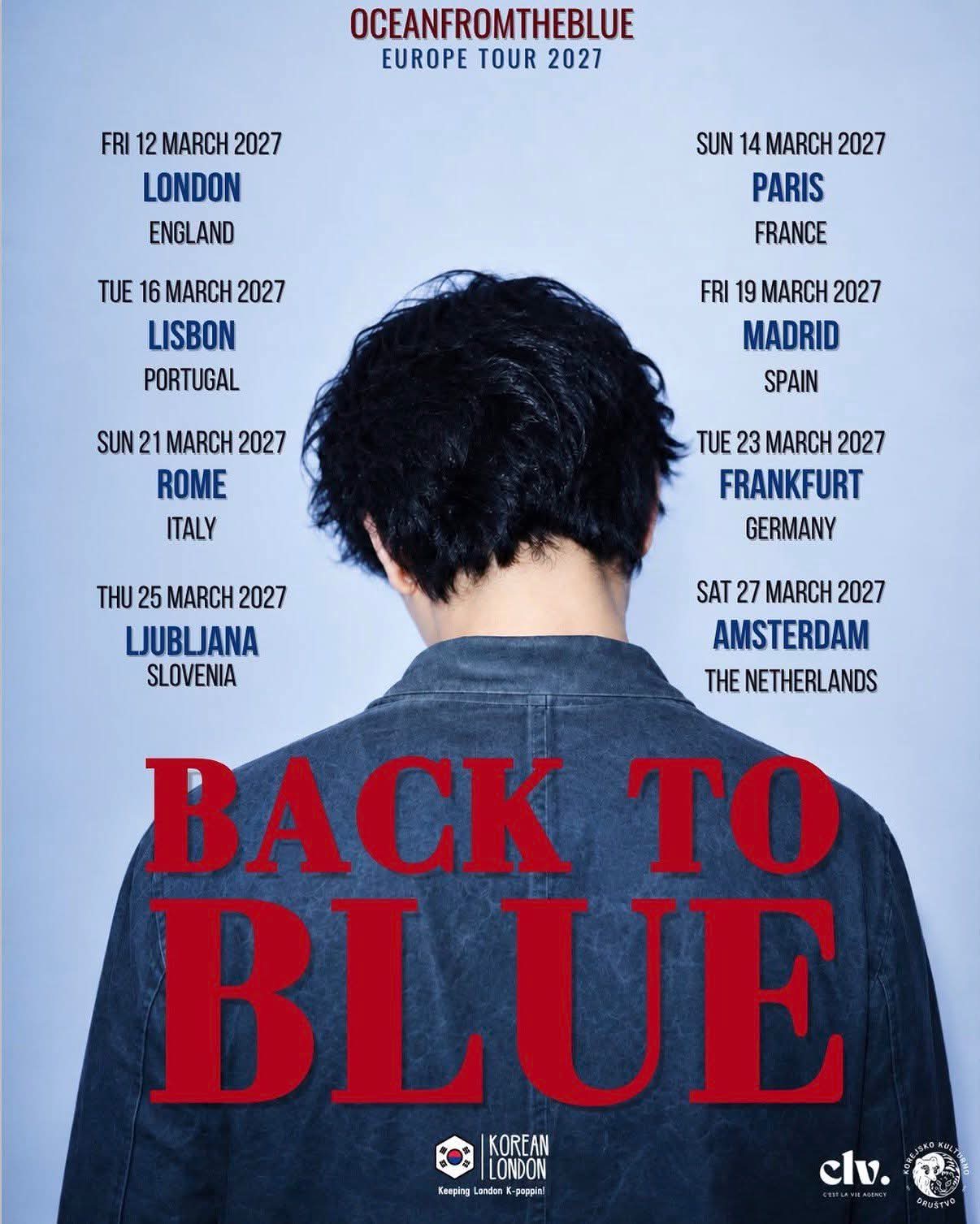 OCEAN FROM THE BLUE - BACK TO BLUE EUROPE TOUR 2027 - in Paris