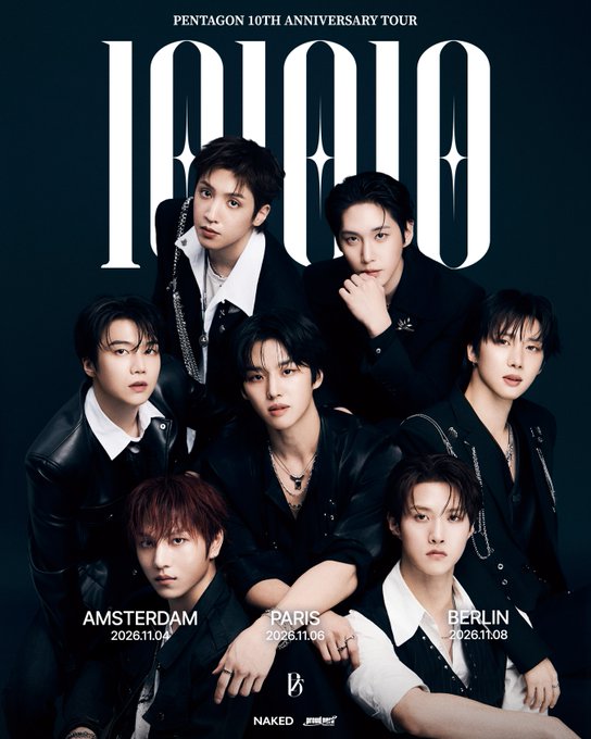 PENTAGON - 10Th ANNIVERSARY TOUR 101010 - in Amsterdam