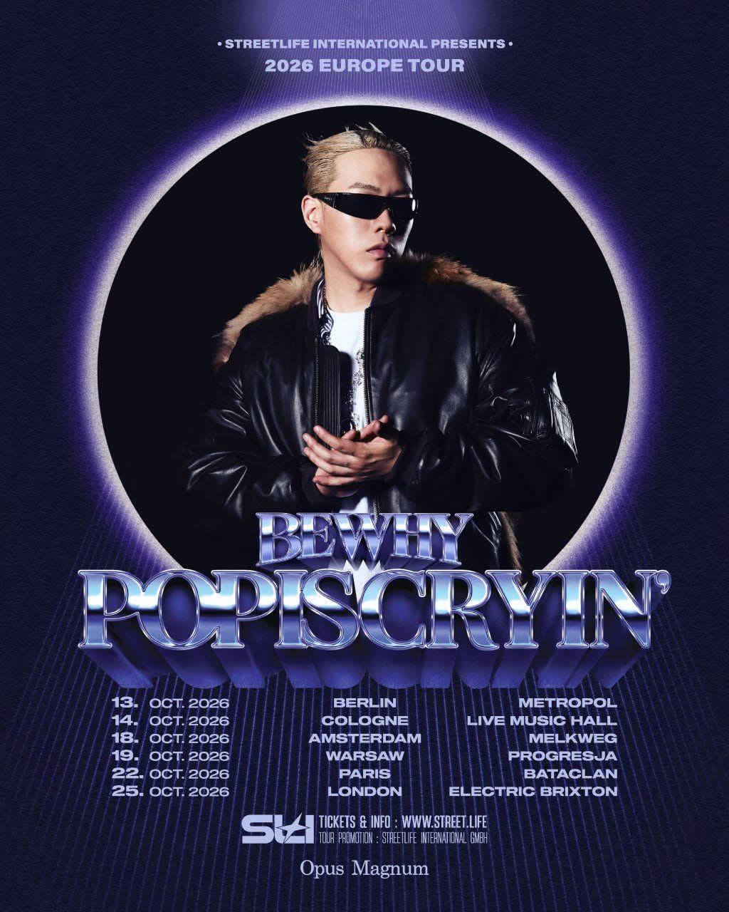 BEWHY - POP IS CRYIN  EUROPE TOUR - in Cologne