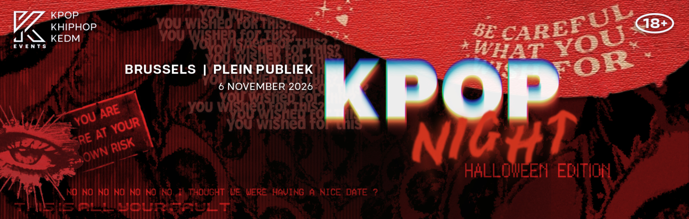 OfficialKEvents - KPOP & KHIPHOP Night HALLOWEEN EDITION - in Brussels