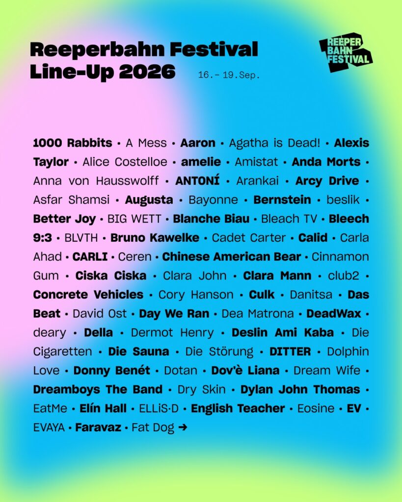 REEPERBAHN FESTIVAL 2026 - in Hamburg