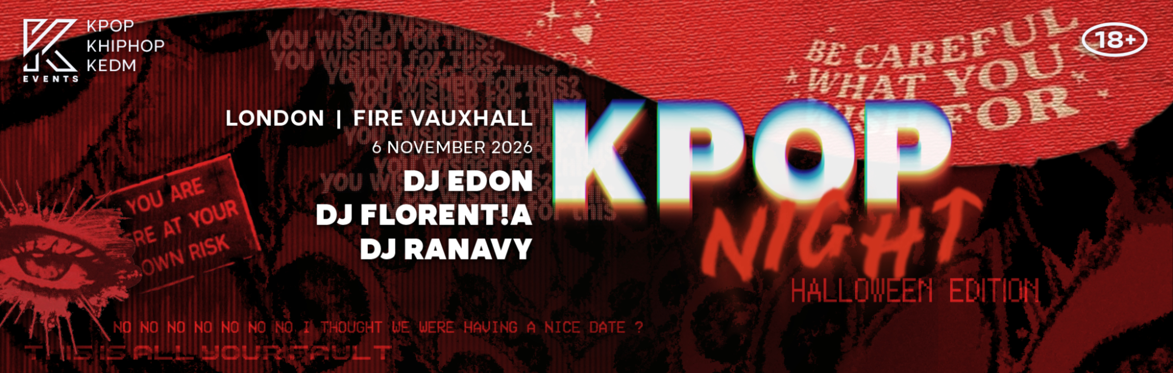 OfficialKEvents - KPOP & KHIPHOP Night HALLOWEEN EDITION - in London