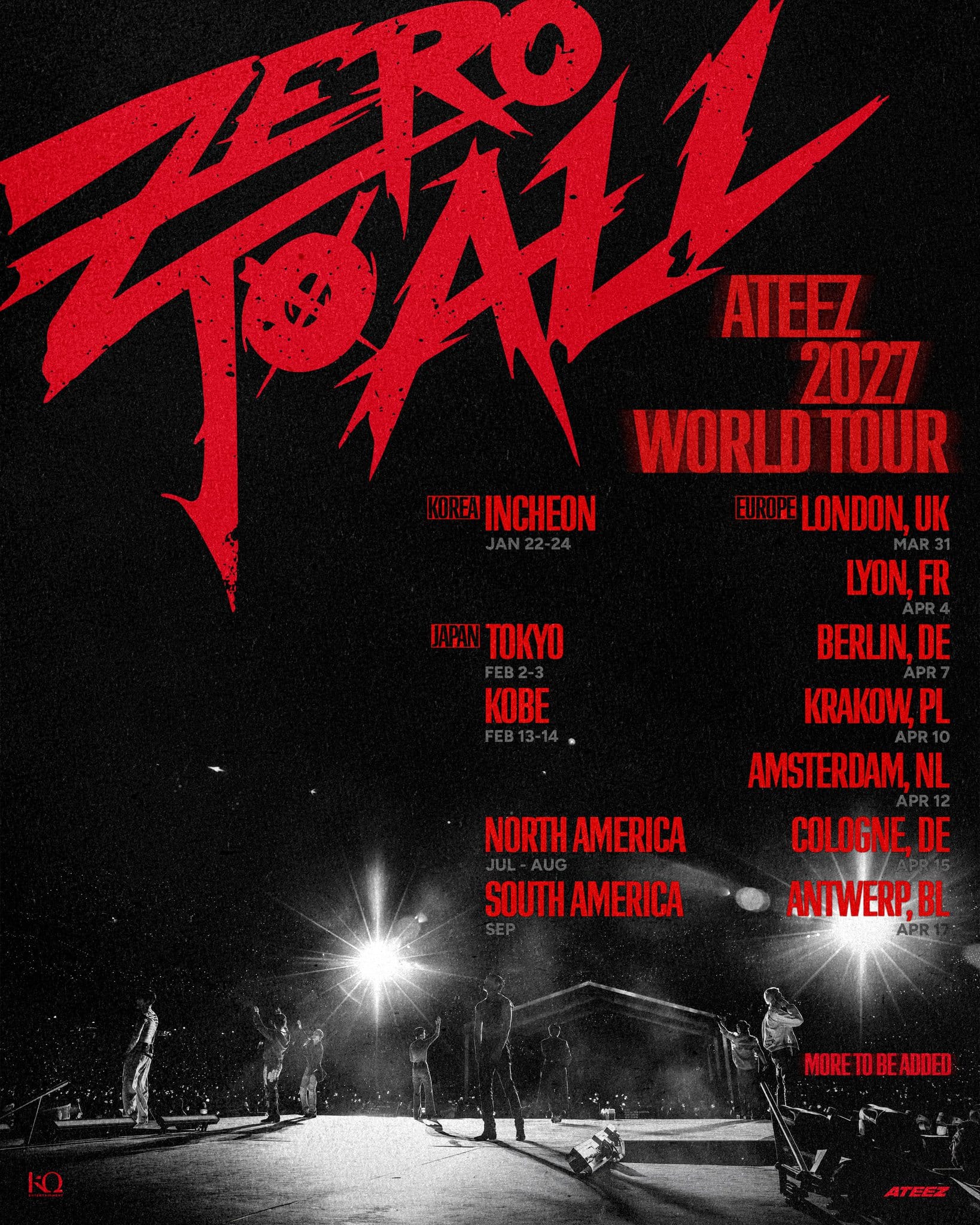 ATEEZ - ZERO TO ALL World tour 2027 - in Cologne