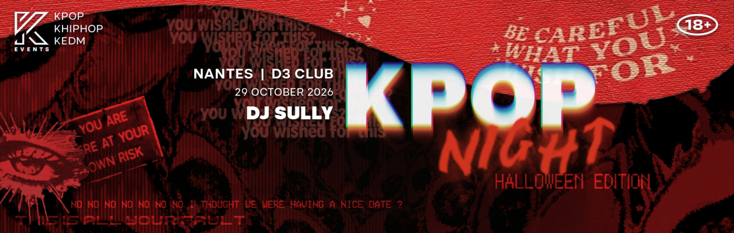 OfficialKEvents - KPOP & KHIPHOP Night HALLOWEEN EDITION - in Nantes