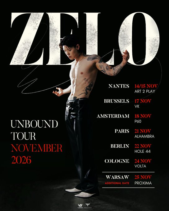 ZELO - UNBOUND TOUR 2026 - at Art to Play in Nantes