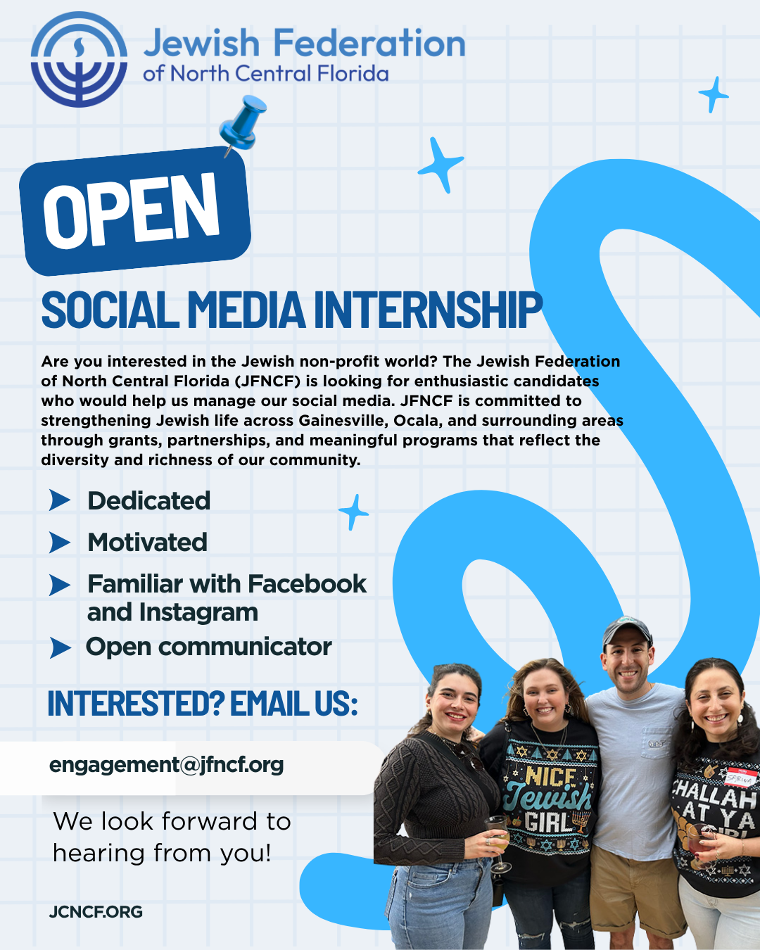 Social Media Internship- JFNCF