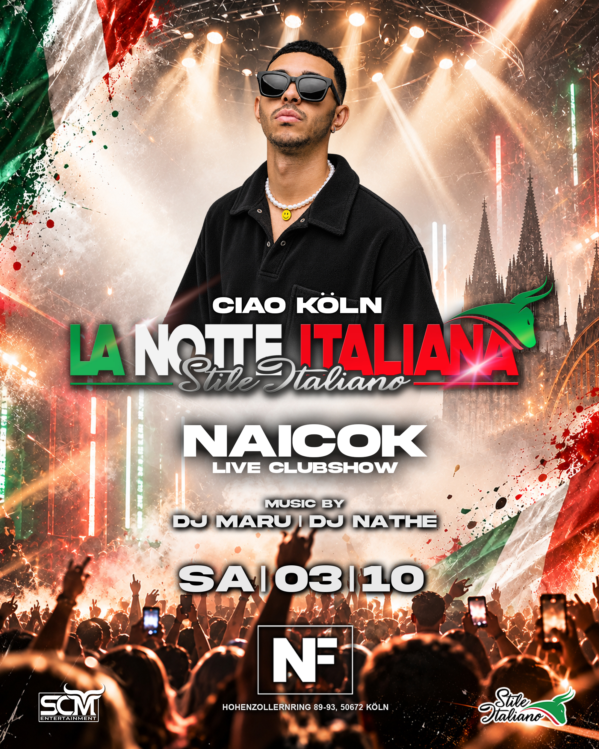 La Notte Italiana - 03.10 KÖLN Nachtflug - Naicok Live