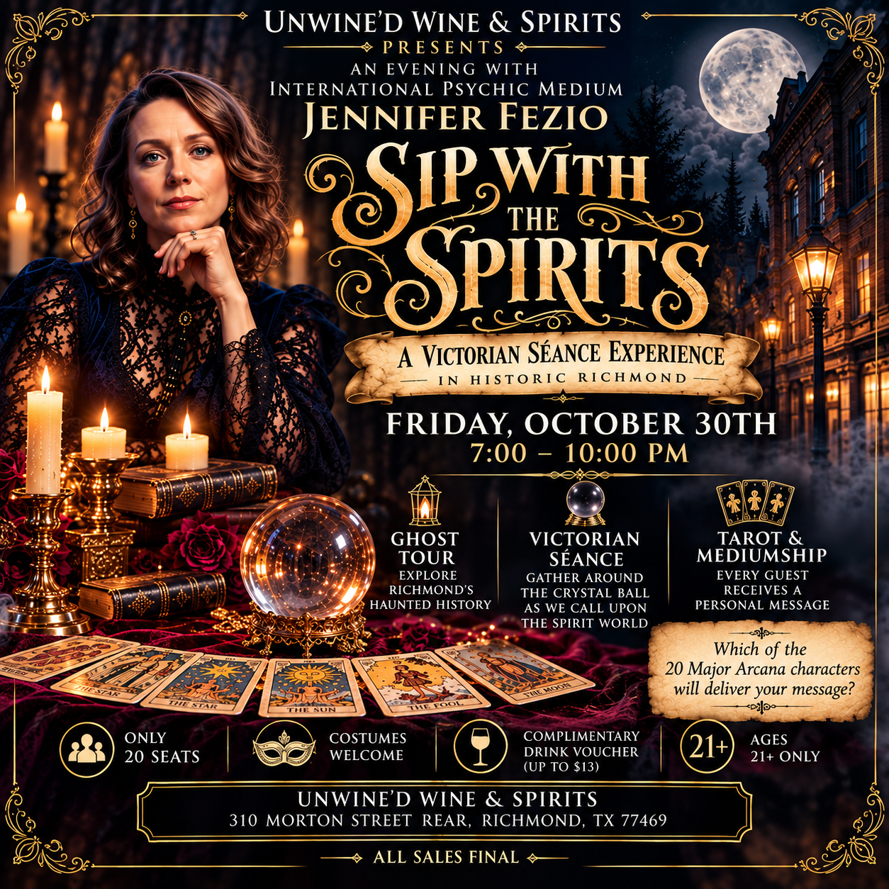 Sip with the Spirits: A Victorian Seance Experience