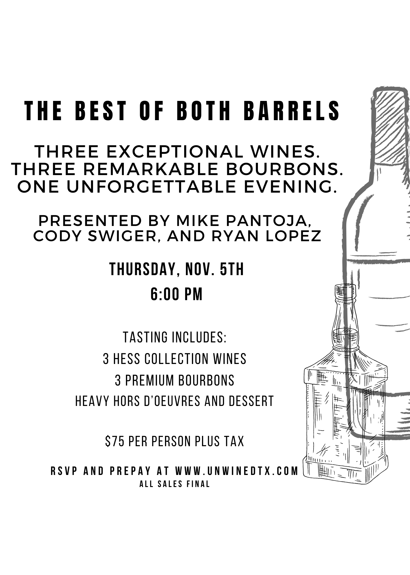 The Best of Both Barrels Tasting Event