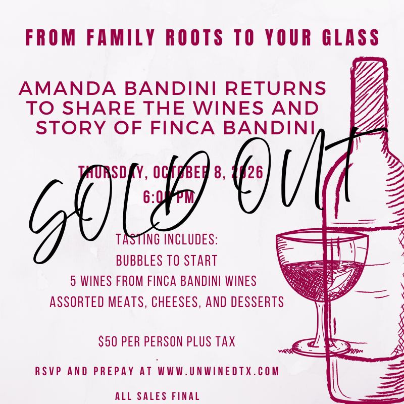 From Family Roots to Your Glass-October Wine Tasting Event