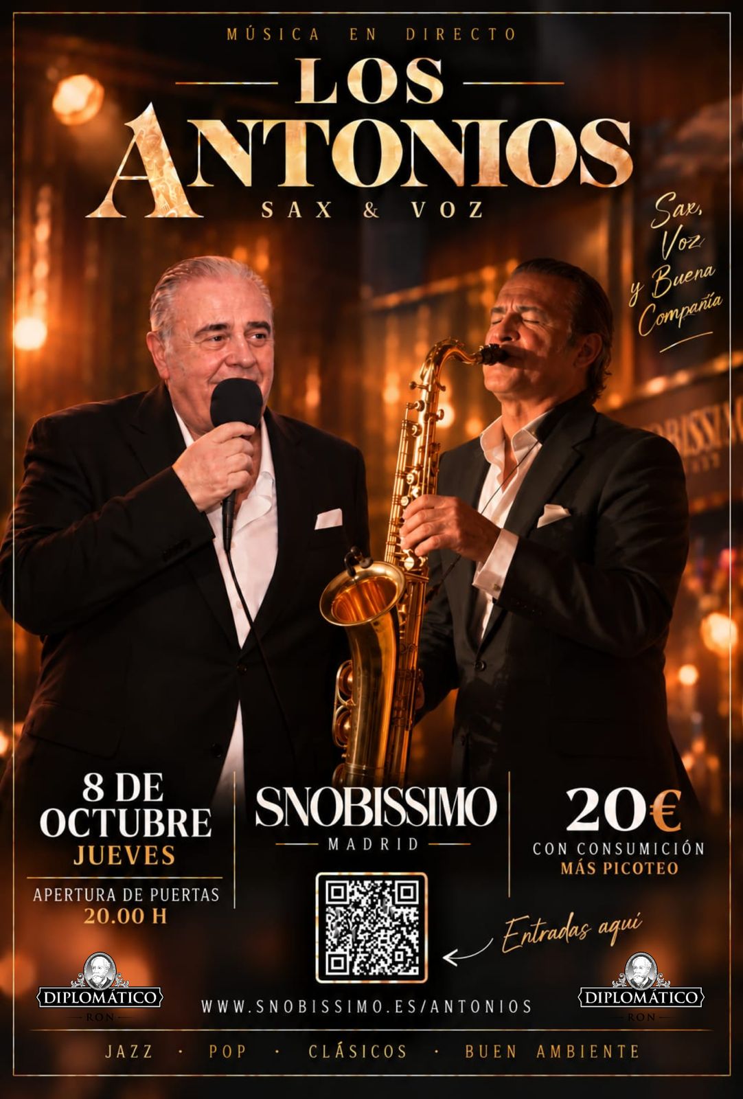 LOS ANTONIOS en Snobissimo