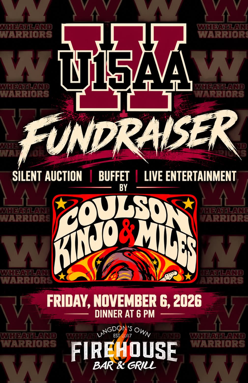 Wheatland Warriors U15AA Fundraiser
