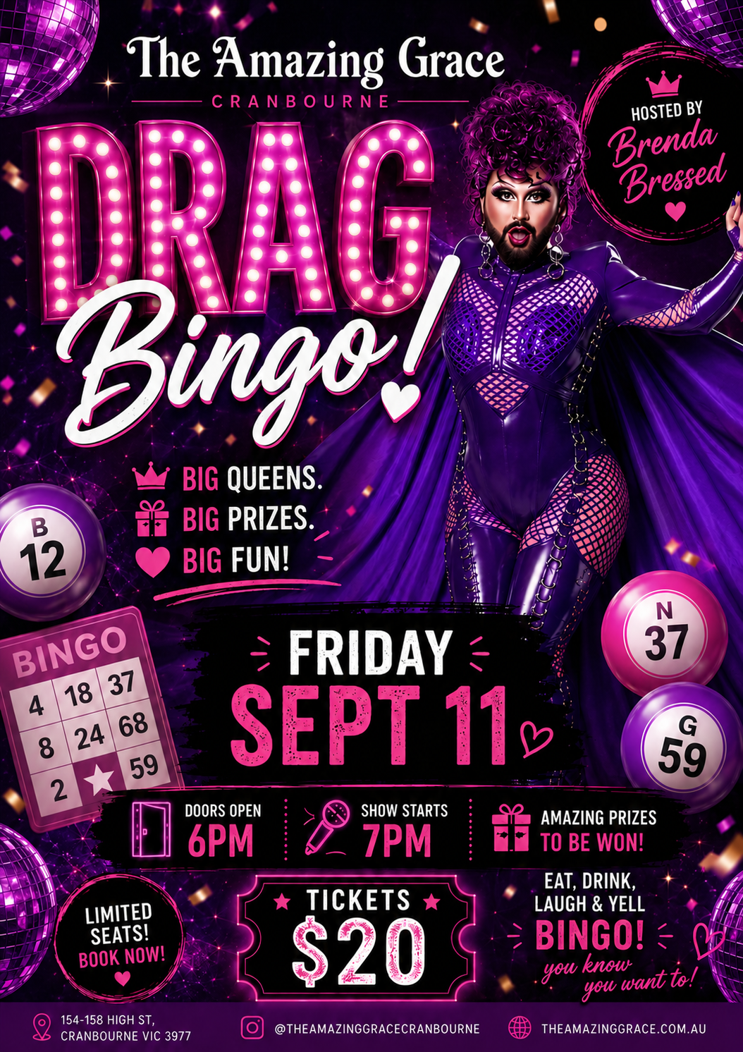 Drag Bingo with Brenda Bressed