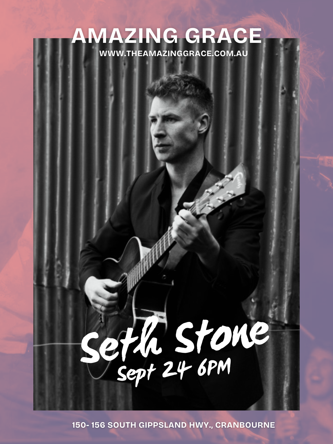 Seth Stone: Live at Amazing Grace, Grandfinal Eve.