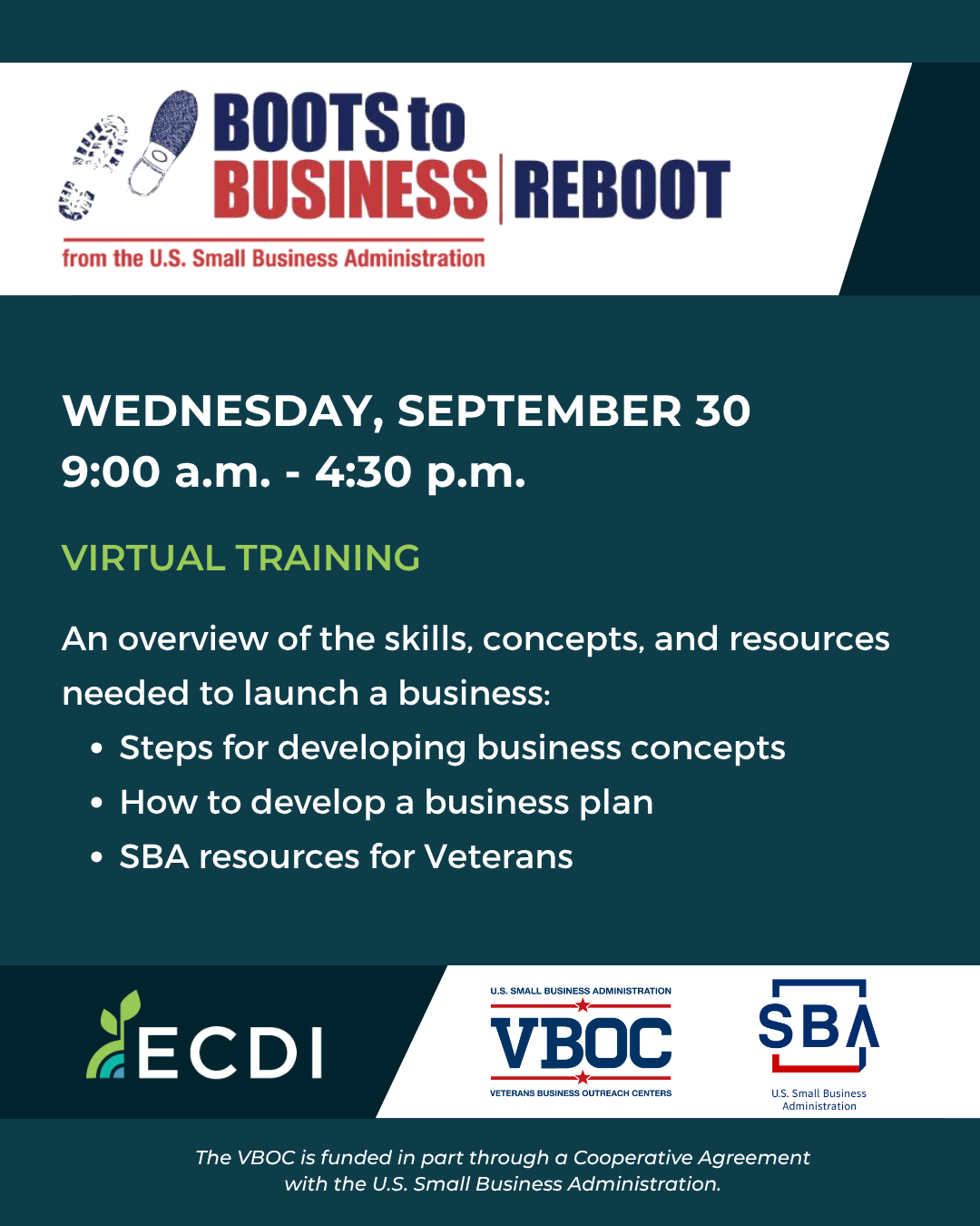 Boots to Business Reboot