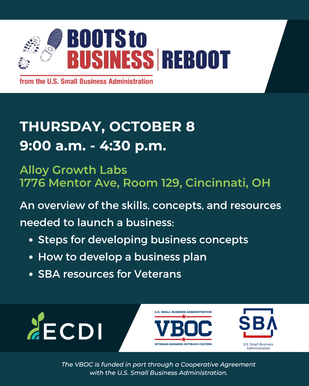 Boots to Business Reboot